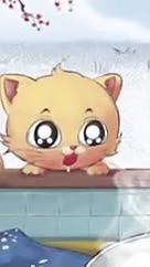可爱猫咪嘴馋冬至汤圆视频的预览图